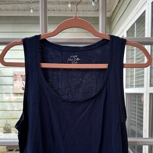 J. Crew Dark Blue Tank Top